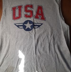 Gildan XL USA muscle shirt